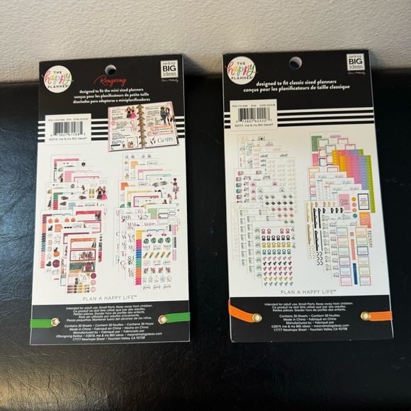 The Happy Planner Seasonal Sticker Pack - Green and Red set of 2 - Picture 2 of 8